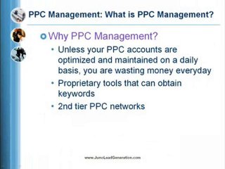 PPC Management  * What Is PPC Management?