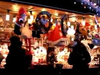 Strasbourg Xmas market atmosphere
