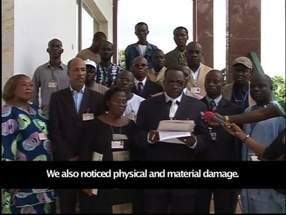 Election en Cote d'ivoire: Declaration Observateurs COMISCA