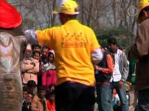 Конкурс красоты для слонов прошел в Непале