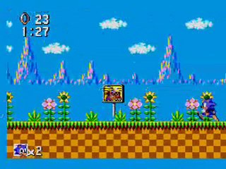 (thegamer) joue a un jeux retro sonic master syteme