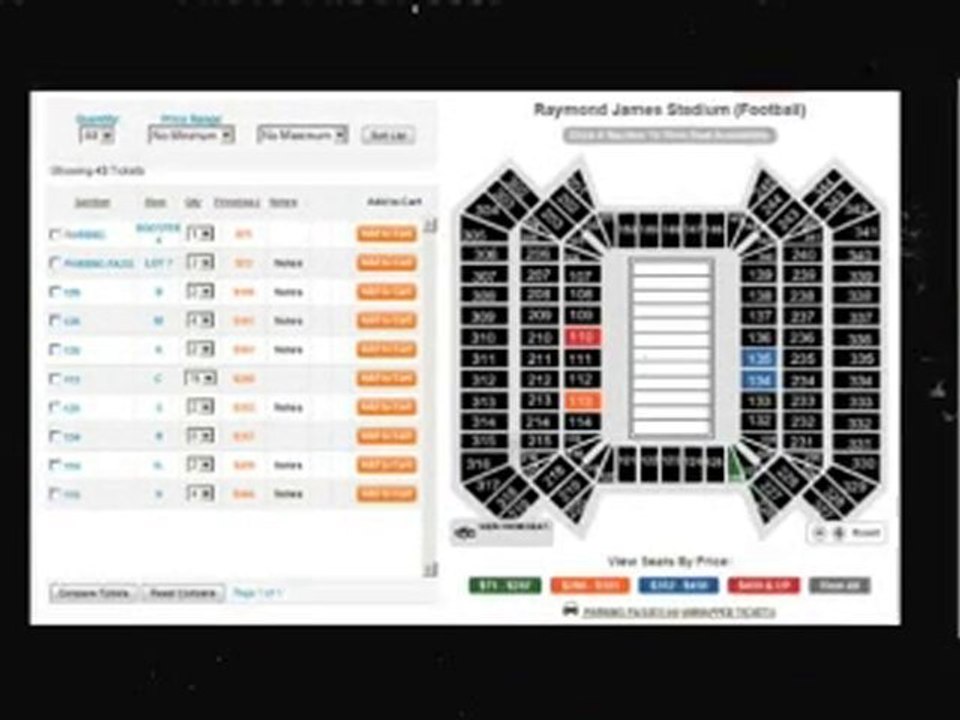 2012 Outback Bowl Tickets
