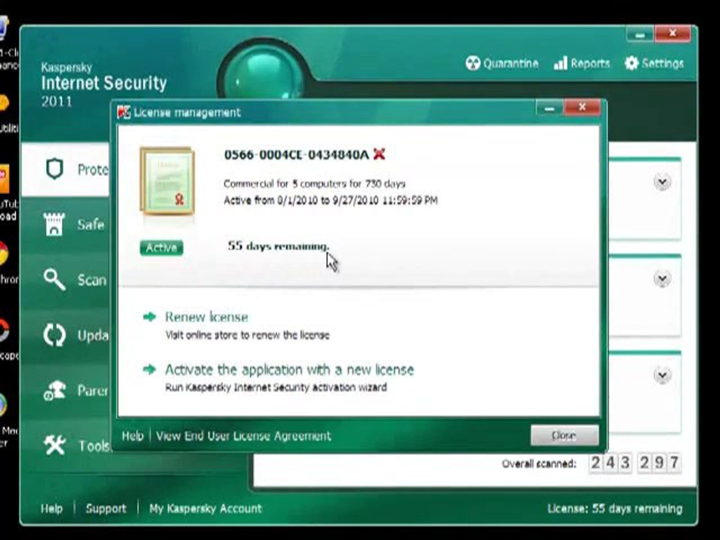 Activation Code Kaspersky 2010