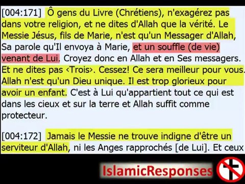 Réponse à abbepages-satan le menteur: Jésus et Islam 2/3