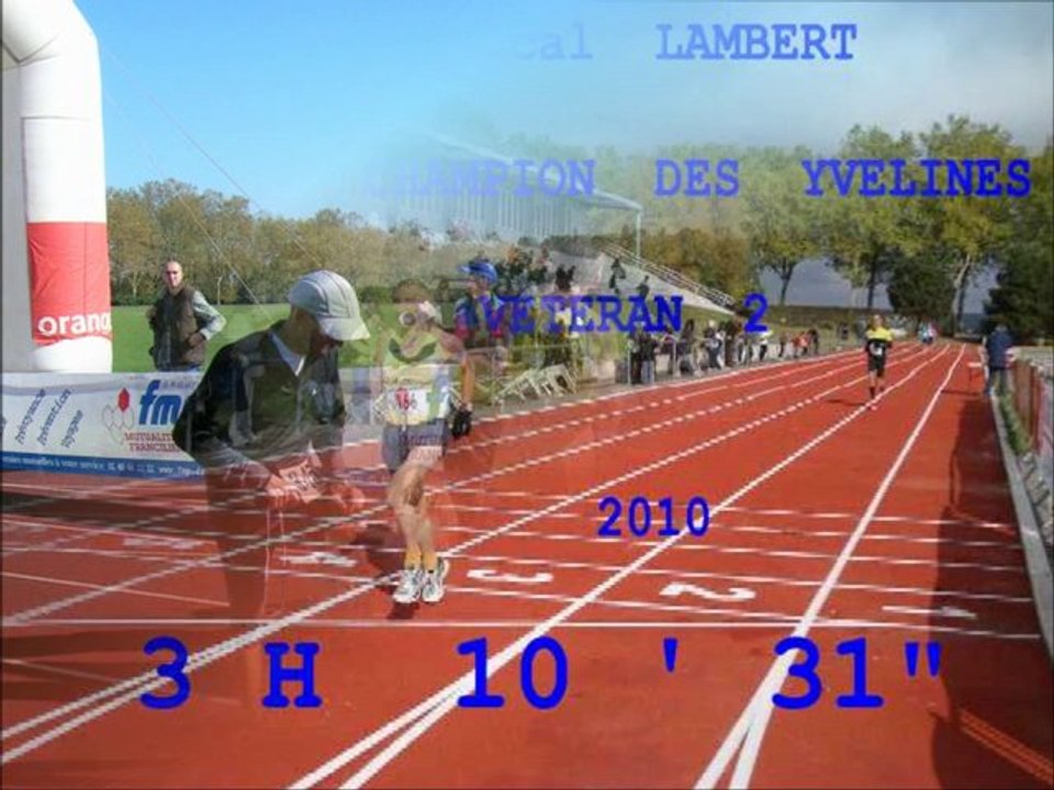 Pascal LAMBERT a champion  des  yvelines  vétéran 2   2010