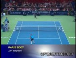 Rafael Nadal Tennis Forehand Passing Shot