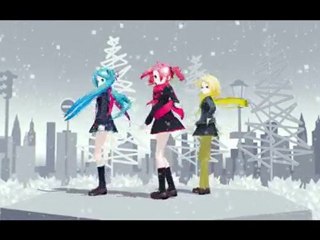 【MMD】 ミク・テト・リンで NBBCM （♪ねぇ） 【Perfume】
