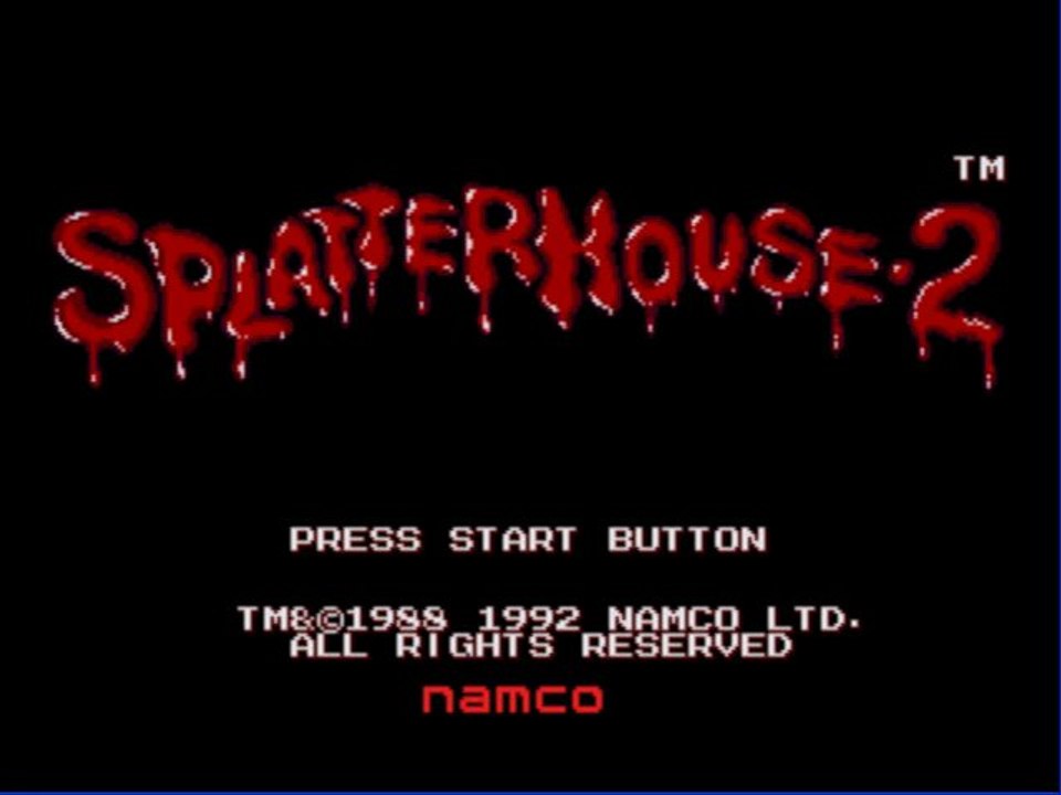 Splatterhouse 2 [megadrive] videotest