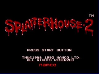 Splatterhouse 2 [megadrive] videotest
