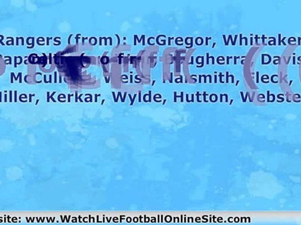 Rangers vs Celtic 2 Jan 2011 Pre-match Highlights