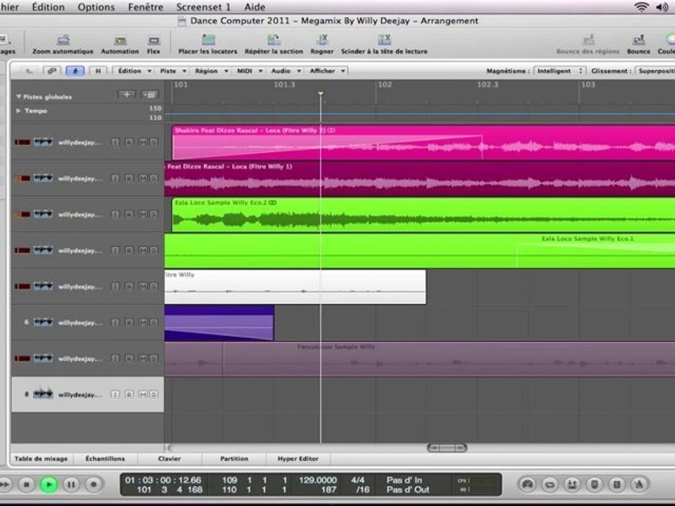 Dance Computer 2011 - Megamix By Logic Audio Pro 9