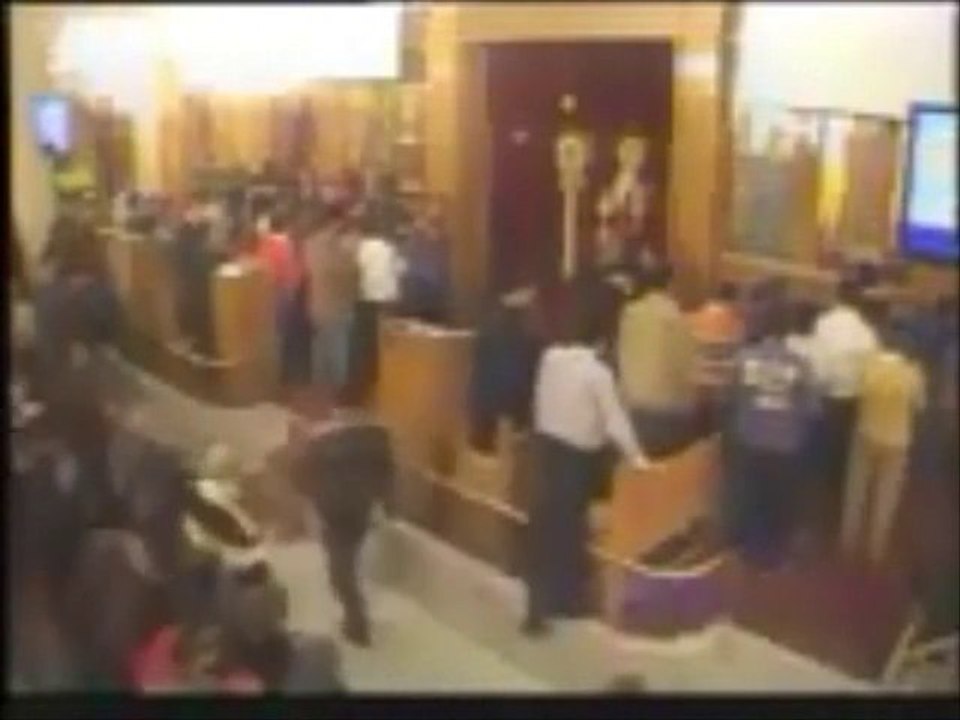 Explosion d'église à Alexandrie le 31.12.10 vue de l'église