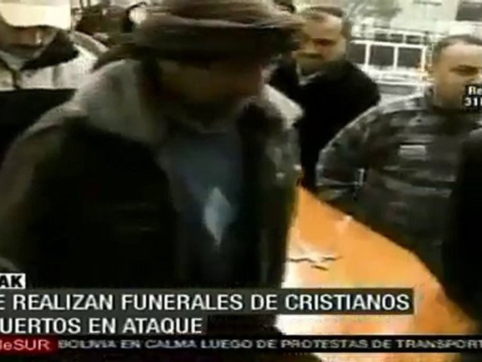 Funerales de cristianos muertos en ataque en Bagdad