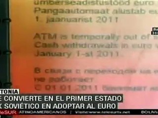 Estonia dice adiós a su corona y recibe al euro