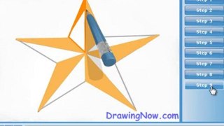 How to draw a Nautical Star