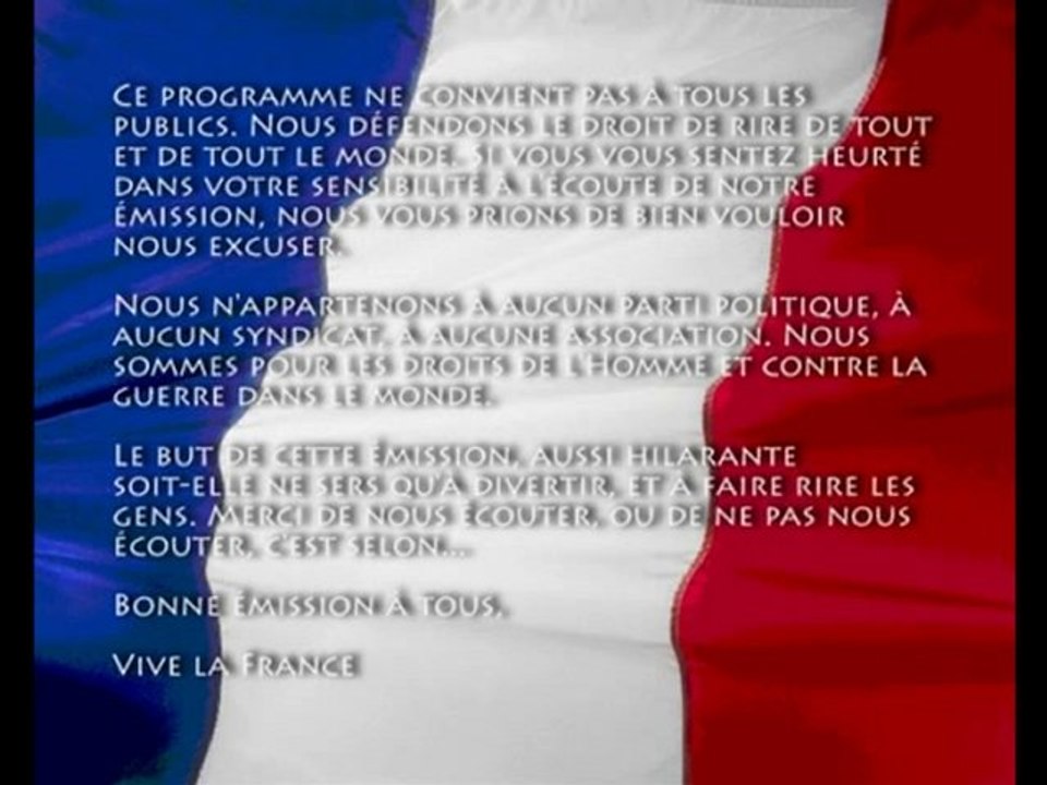 j'aime la France le matin 19 novembre 2009, 2ème partie