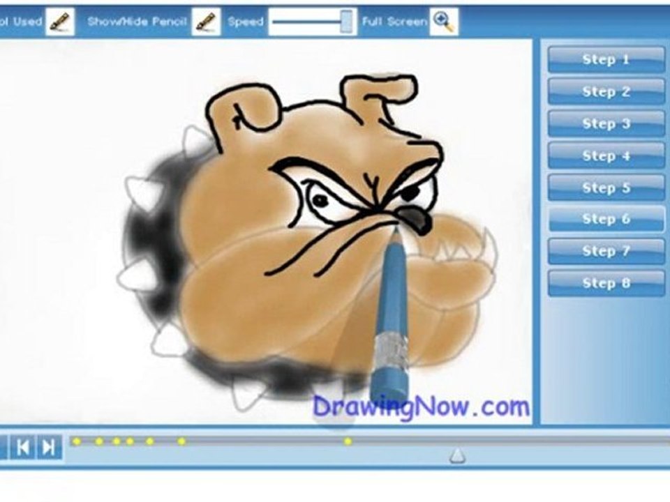 How to draw a Bulldog