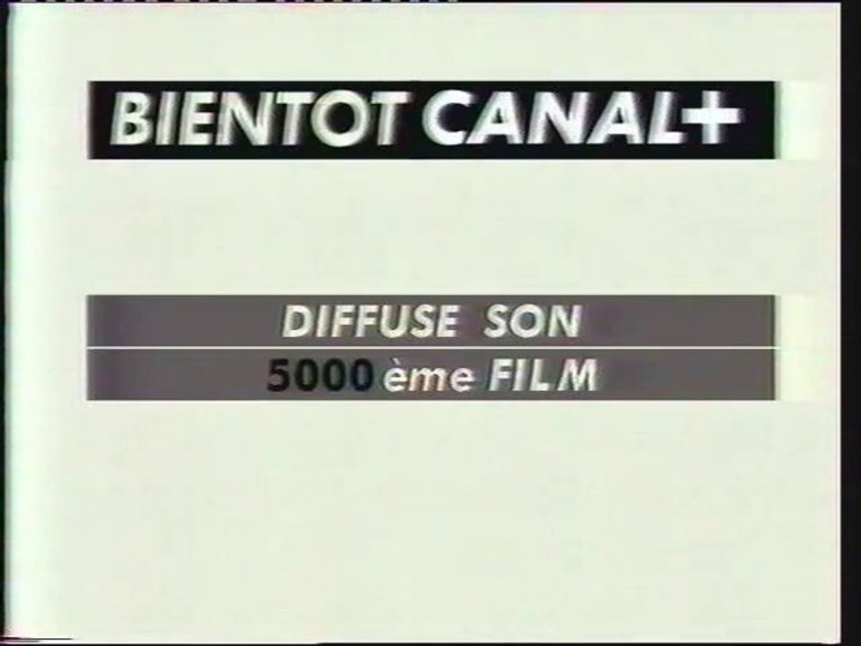 Canal+ 10 Janvier 1997 3 Ba,jingle le dessin animé