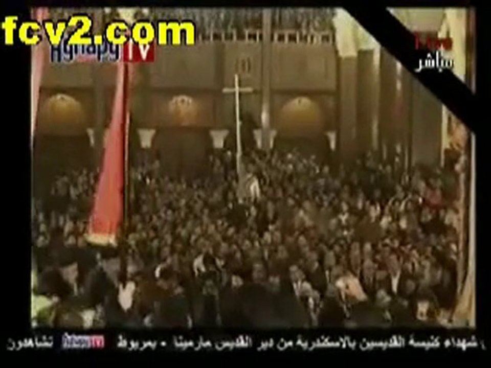 5 000 personnes aux funérailles des victimes coptes