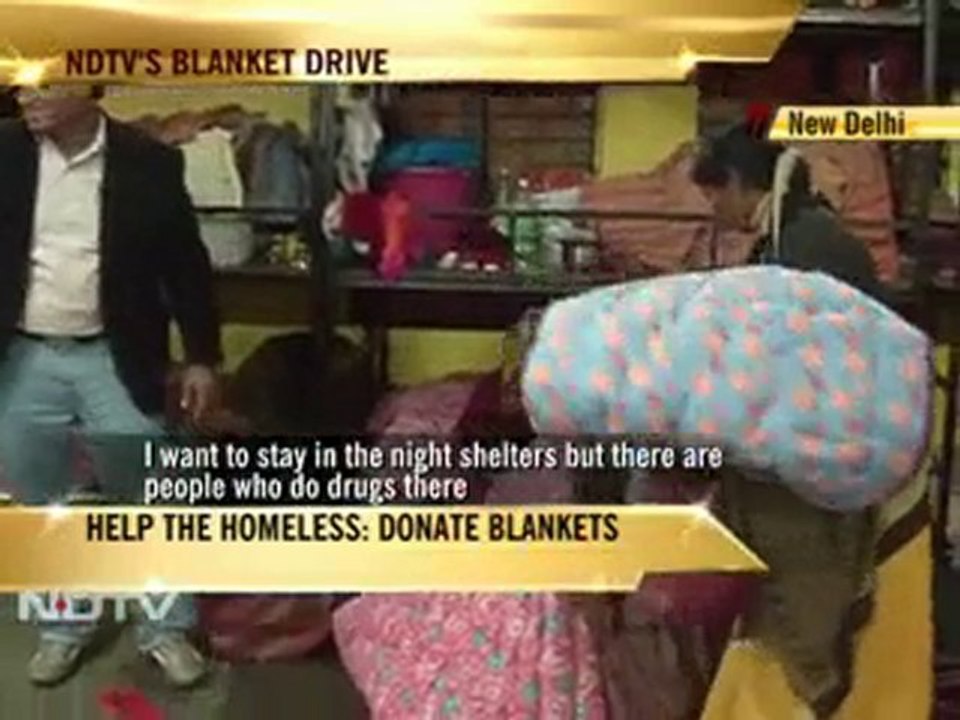 Help the homeless, donate blankets