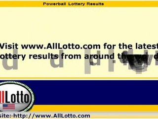 Powerball Lottery Drawing Results for Jan. 1, 2011
