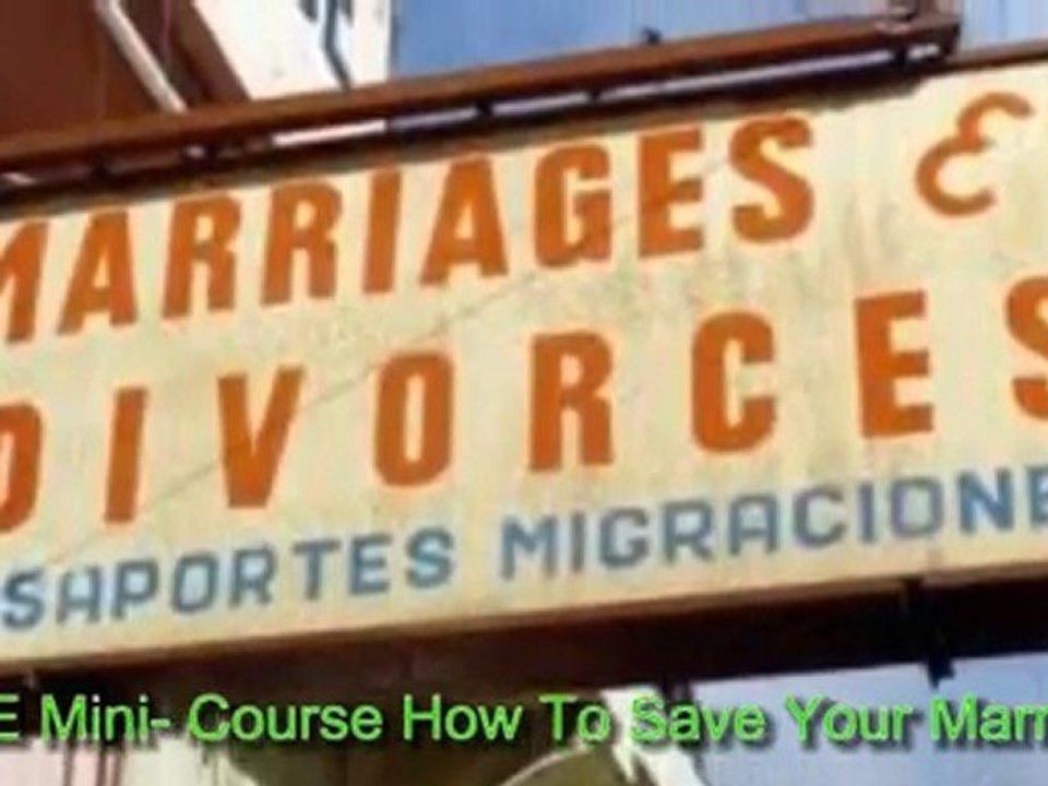 To Save Marriage Today