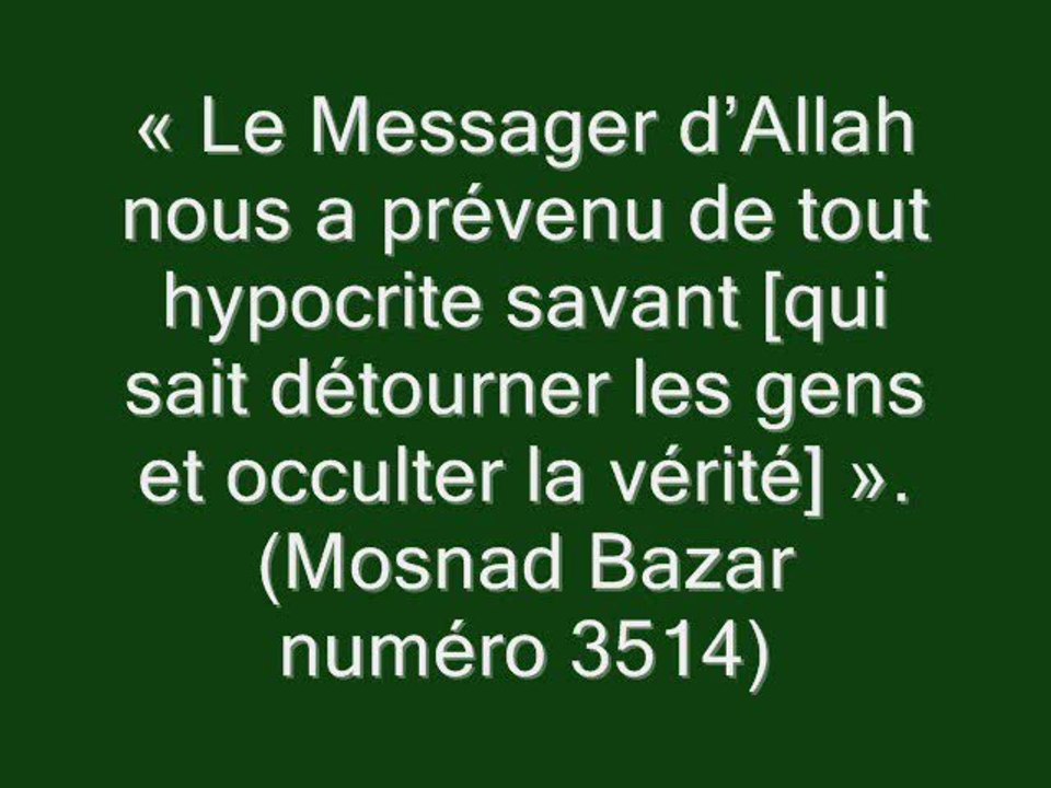 Réponse au meneur d'âne. par : Metmati Mâamar