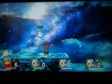 [SSBB] peach vs 3 rondoudou