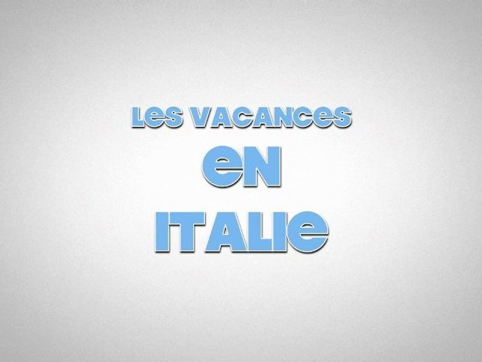 Trailer - Vacances en Italie - Eté 2009