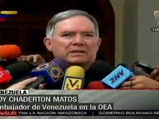 Roy Chaderton: Encuentro de diputados opositores con Insulza