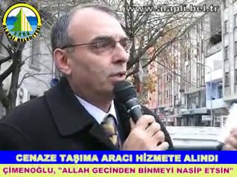 ALAPLI BELEDİYESİ YENİ CENAZE ARACI HİZMETE ALINDI