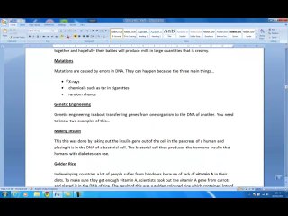 Biology B3 part 2 of 2