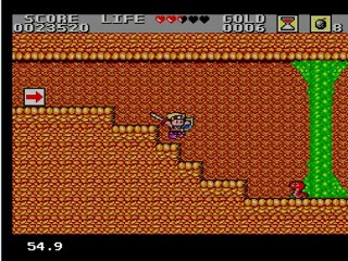 Wonder boy 2 in monster land