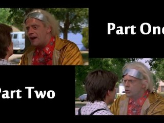 Back To The Future Part 1 _ 2 Scene Comparison