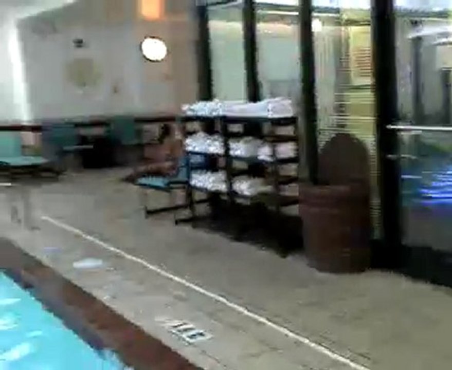 Spending the afternoon in the pool