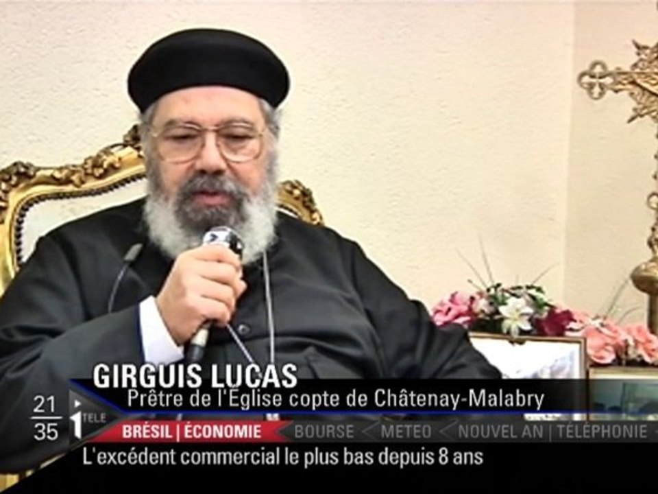 iTelé : Père Guirguis Lucas sur les menaces à Chatenay