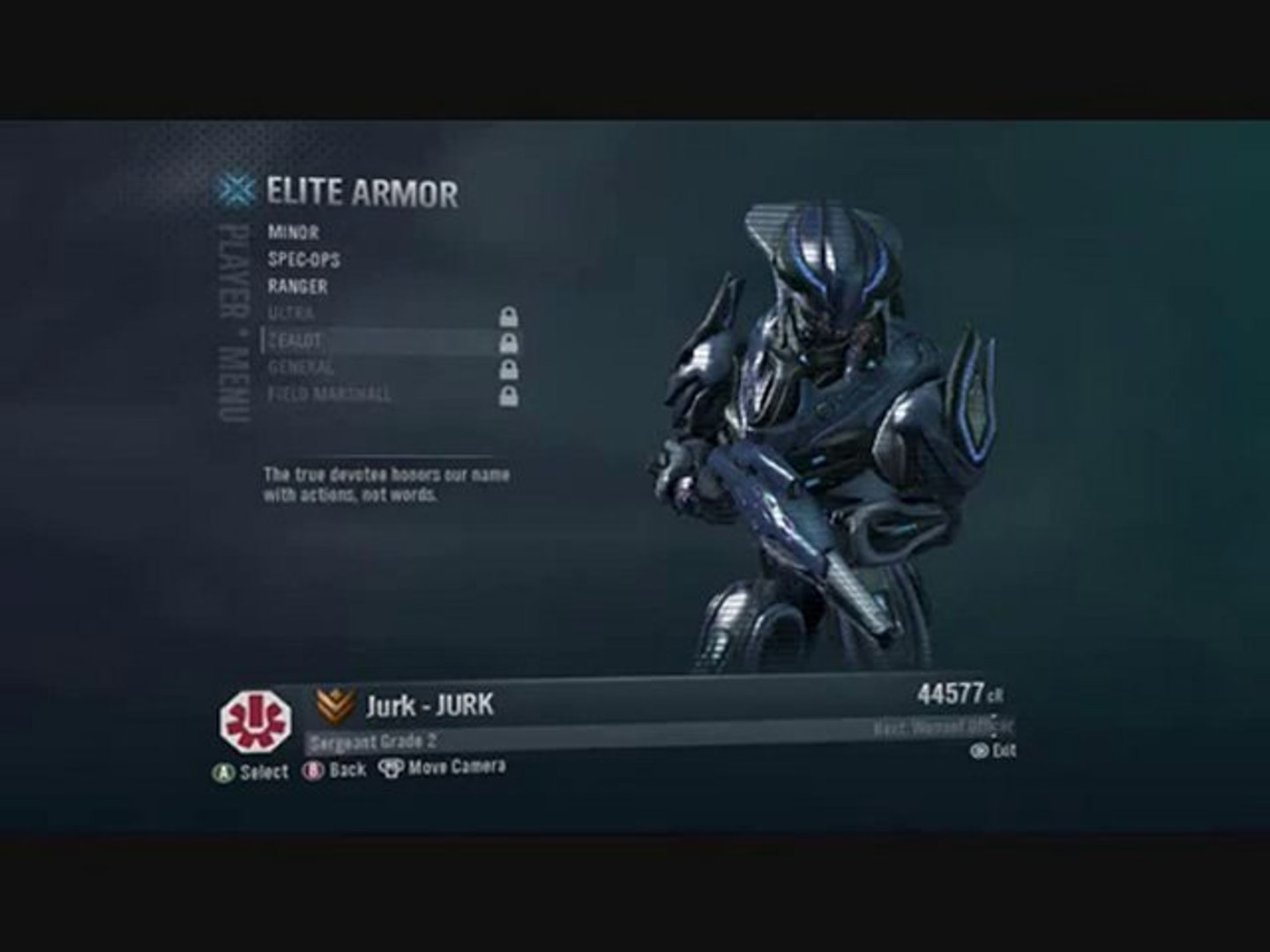 Halo Reach Elite Officer Blue