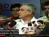 Piñera llama a la calma tras temblores