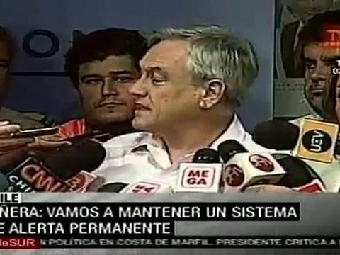 Chile: Mantendrán activado sistema de alerta ante posibles réplicas sísmicas