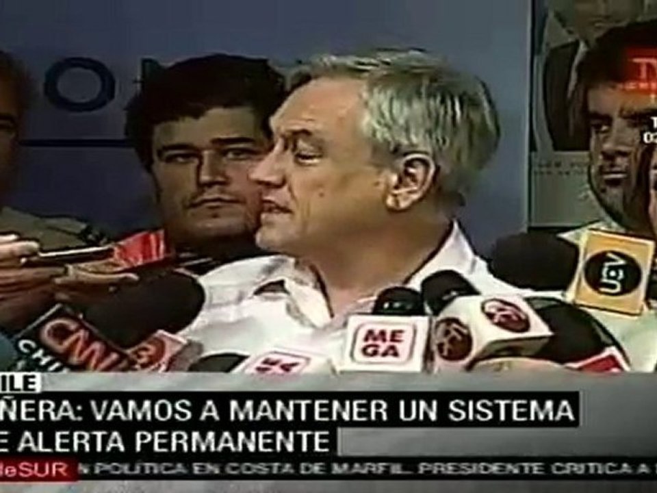 Chile: Mantendrán activado sistema de alerta ante posibles réplicas sísmicas