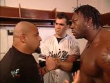 Shane, Booker T & Tazz Backstage