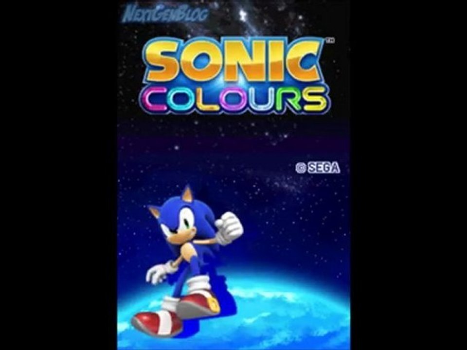 In game de Sonic Colours version DS [sans paroles]