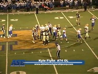 KYLE FLYNN #74 OL NDCL FOOTBALL