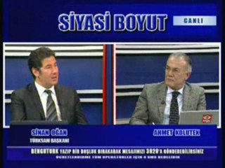 TÜRKSAM Başkanı Sinan OĞAN Bengü Türk TV'de Siyasi Boyut -2-