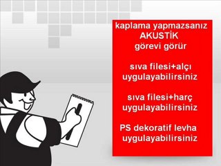akustik izolasyonu www.seskes.biz.tc  0.543.838 45 56