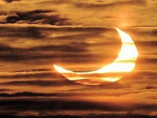 Eclipse partielle en Alsace