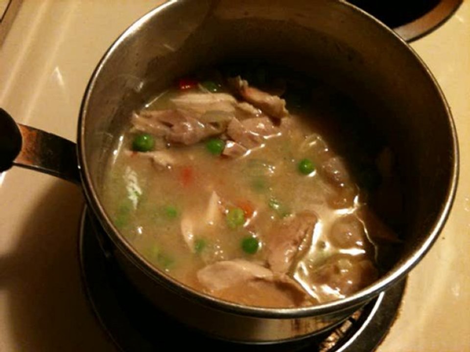 60 Second Meal Mosh - Chicken Pot Pie in a Pumpkin