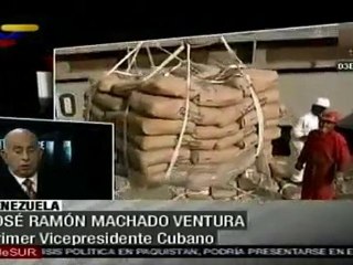 Machado Ventura: Gobierno de Cuba no dejara de enviar ayuda