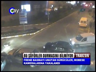 trabzon'da kaza görüntüleri mobesede
