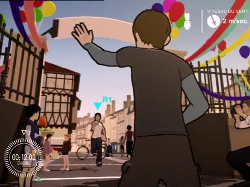 Campagne publicitaire athlétisme AREVA : la course